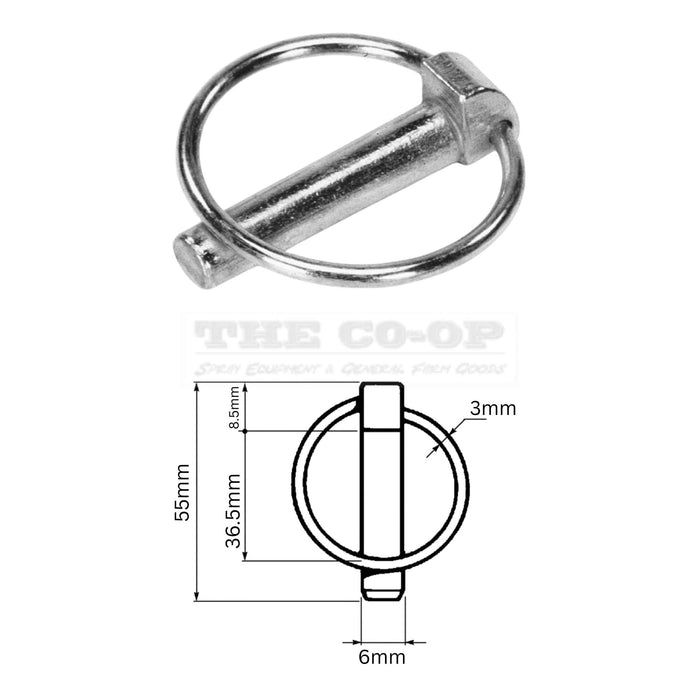 6mm Round clip Linch Pin
