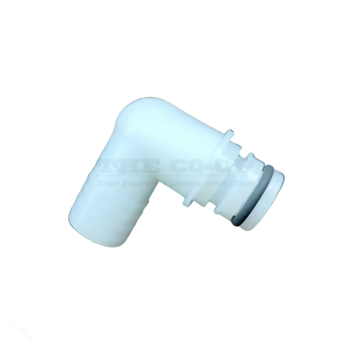 Delavan quick connect snap fitting 5d 3/4 elbow hose connection fitting