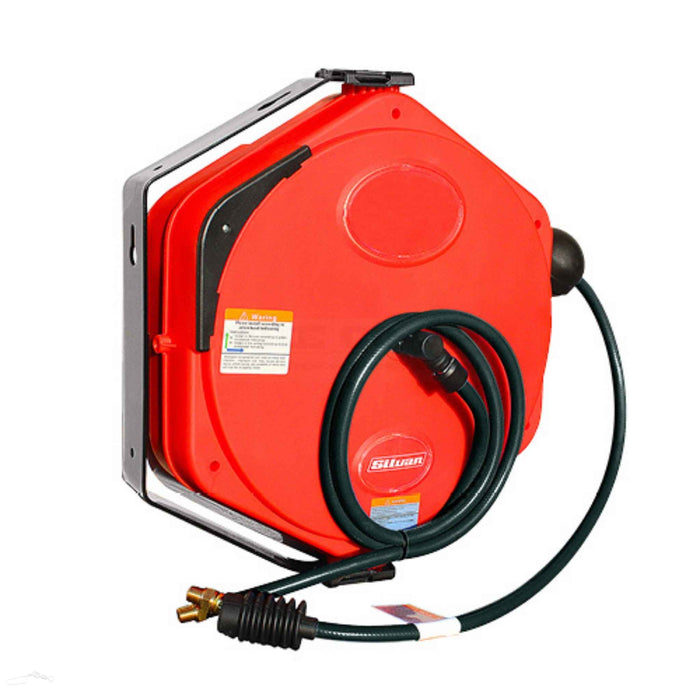 Silvan Selecta Spring Retractable 15 m Hose Reel - THE CO-OP