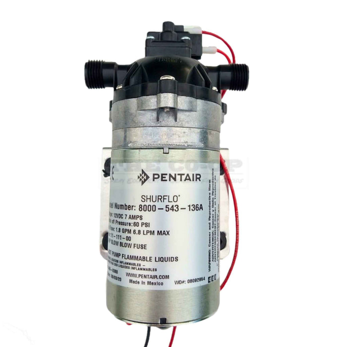 Shurflo 8000-543-16 12 volt pump top view