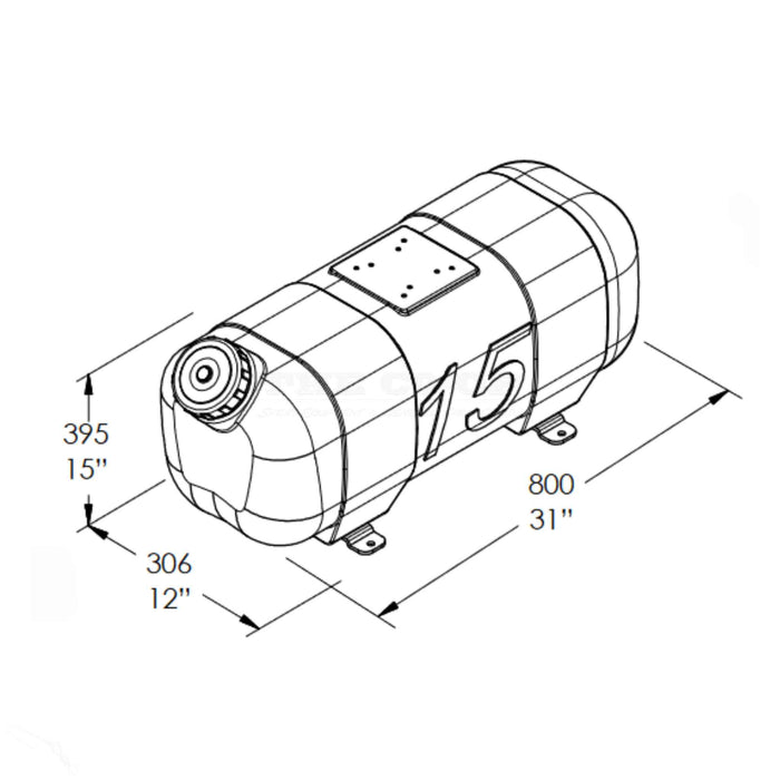 Silvan Replacement Part Tank 57Lt Foam (042D-901184)