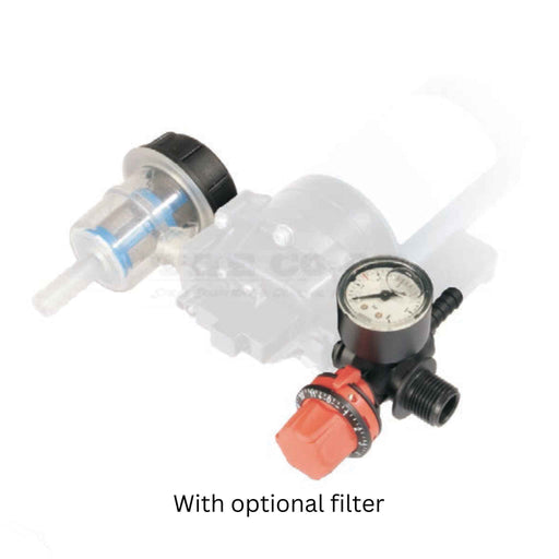 Regulator for 12v Pump with 3D QC mount with 40mm Gauge - THE CO-OP 9620422.GAUGE example