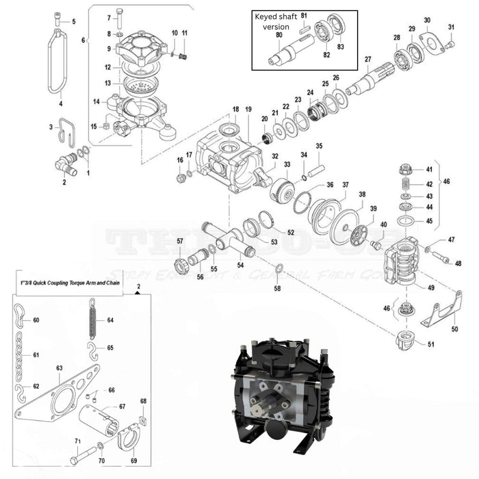 Spazre Parts image of Silvan Comet BP60/20 pump