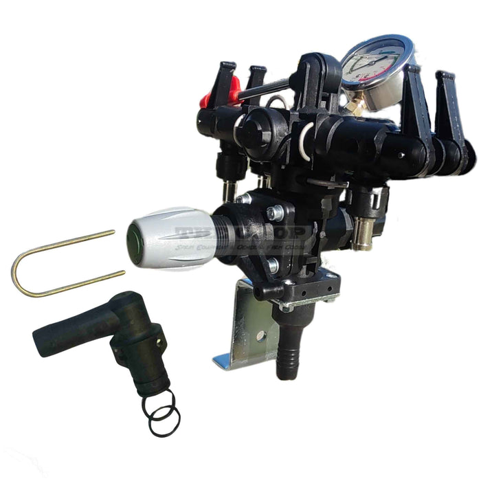 Genuine Silvan BP Series 4 outlet Pressure Regulating Valve and Remote Mount Kit C1204-332