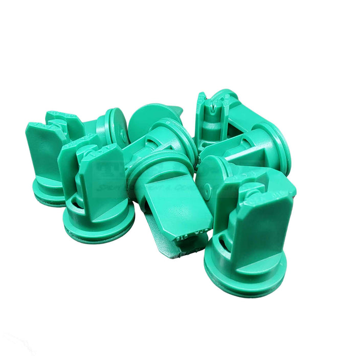 Green- ASJ Air Induction Flat Fan Spray Nozzles CFA110015 ARAG bulk view