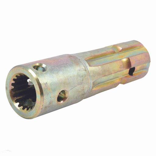 Kubota Pto conversion shaft Female spline 1'' - 18 x Male spline 1 3/8'' - 6 with bolt locking