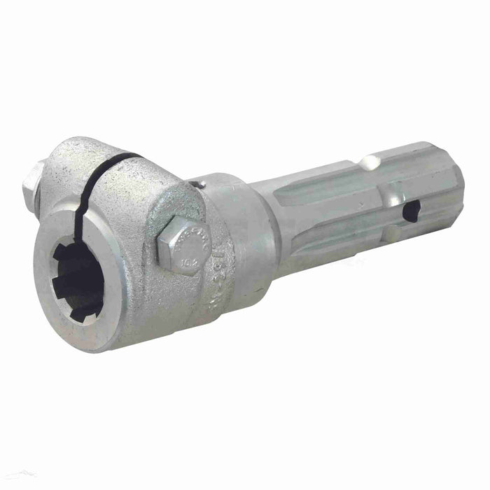 PTO Adaptor - Female spline 1 1/8'' - 6 x Male spline 1 3/8'' - 6 with Clamp Bolt (b)