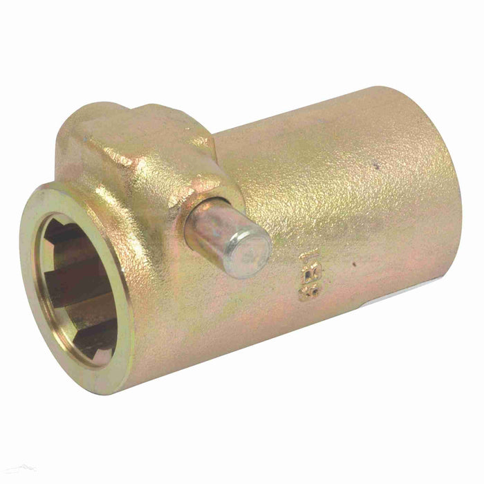 PTO QR Sleeve - Female spline 1 3/8'' - 6 with Quick Release Pin.