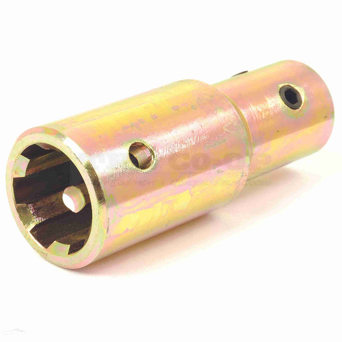 PTO Pump Adaptor - Bore Ø7/8'' x Female spline 1 3/8'' - 6 with Grub Screw.