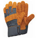 Tegera 35 leather work glove yellow/grey - The Co-op