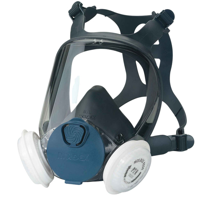 Full mask respirator with P2 filters