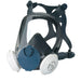 Full mask respirator with P2 filters