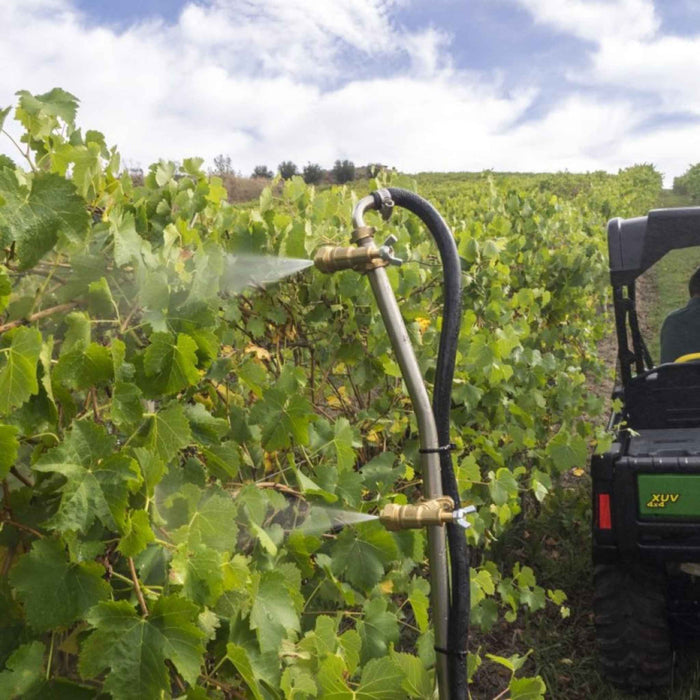 Silvan 300L Lightfoot Vine Sprayer nozzle spraying- THE CO-OP