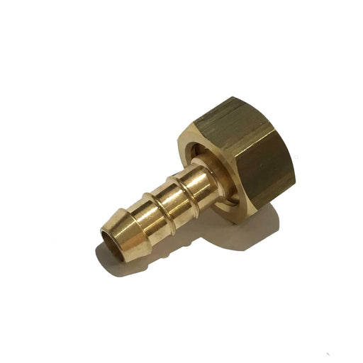 Braglia 1/2" Brass Nut with 10mm hose barb connection BR.162.1502.2