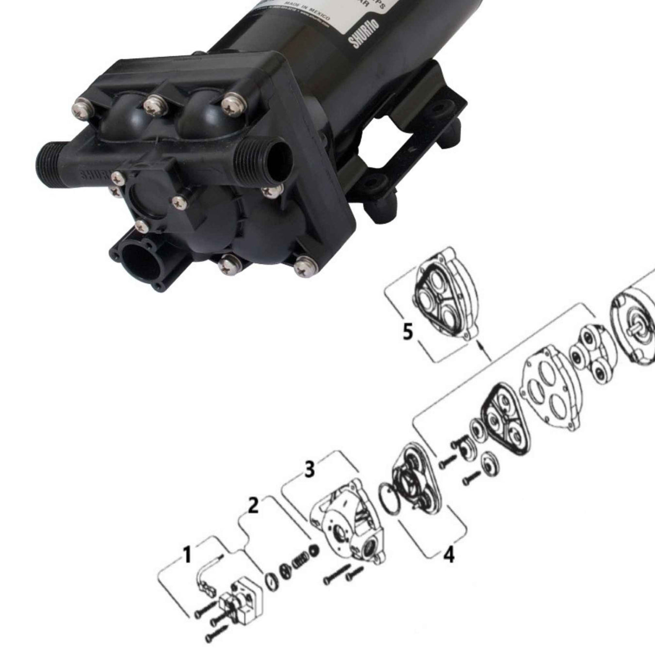 Shurflo 5059 parts image