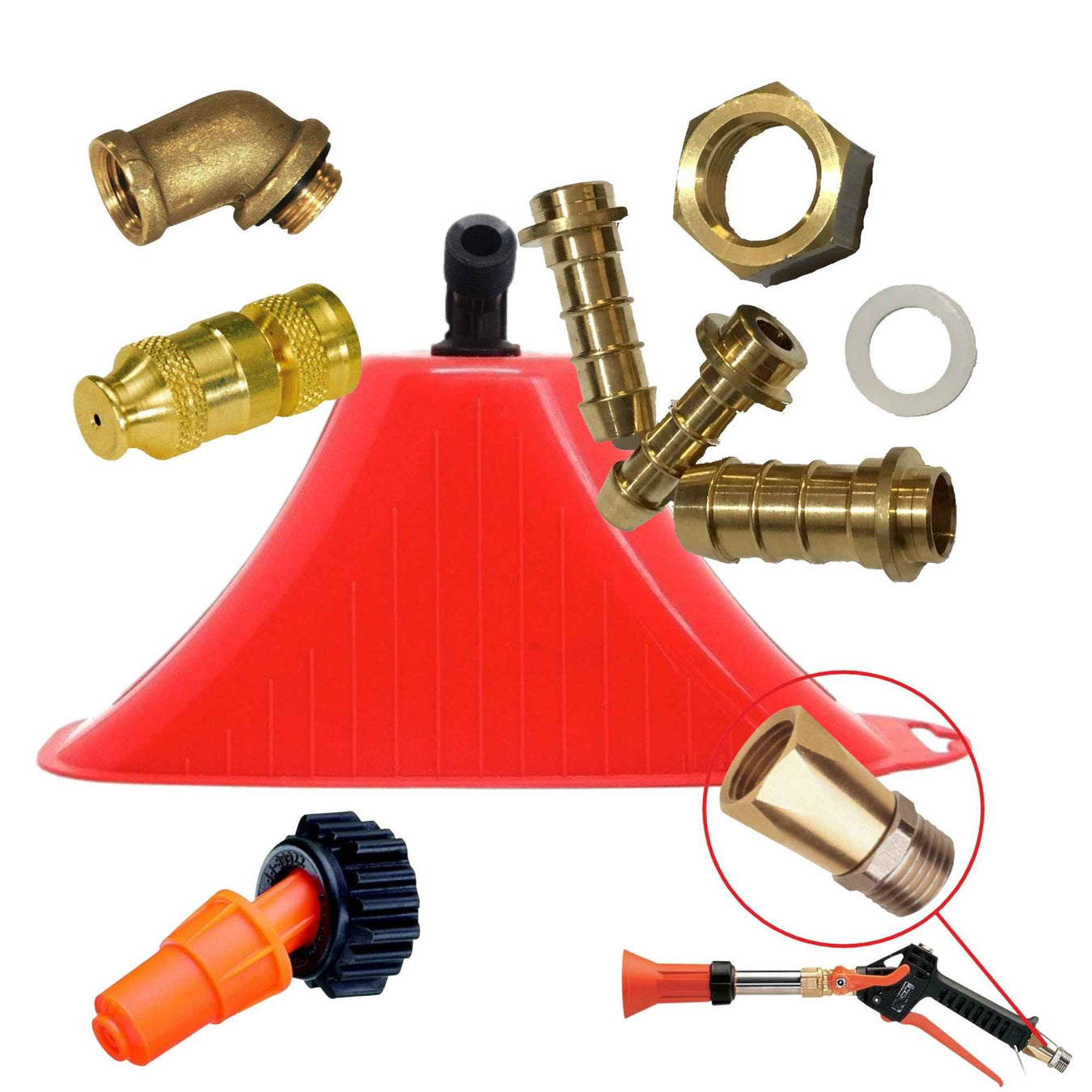 Spray gun and wand parts image