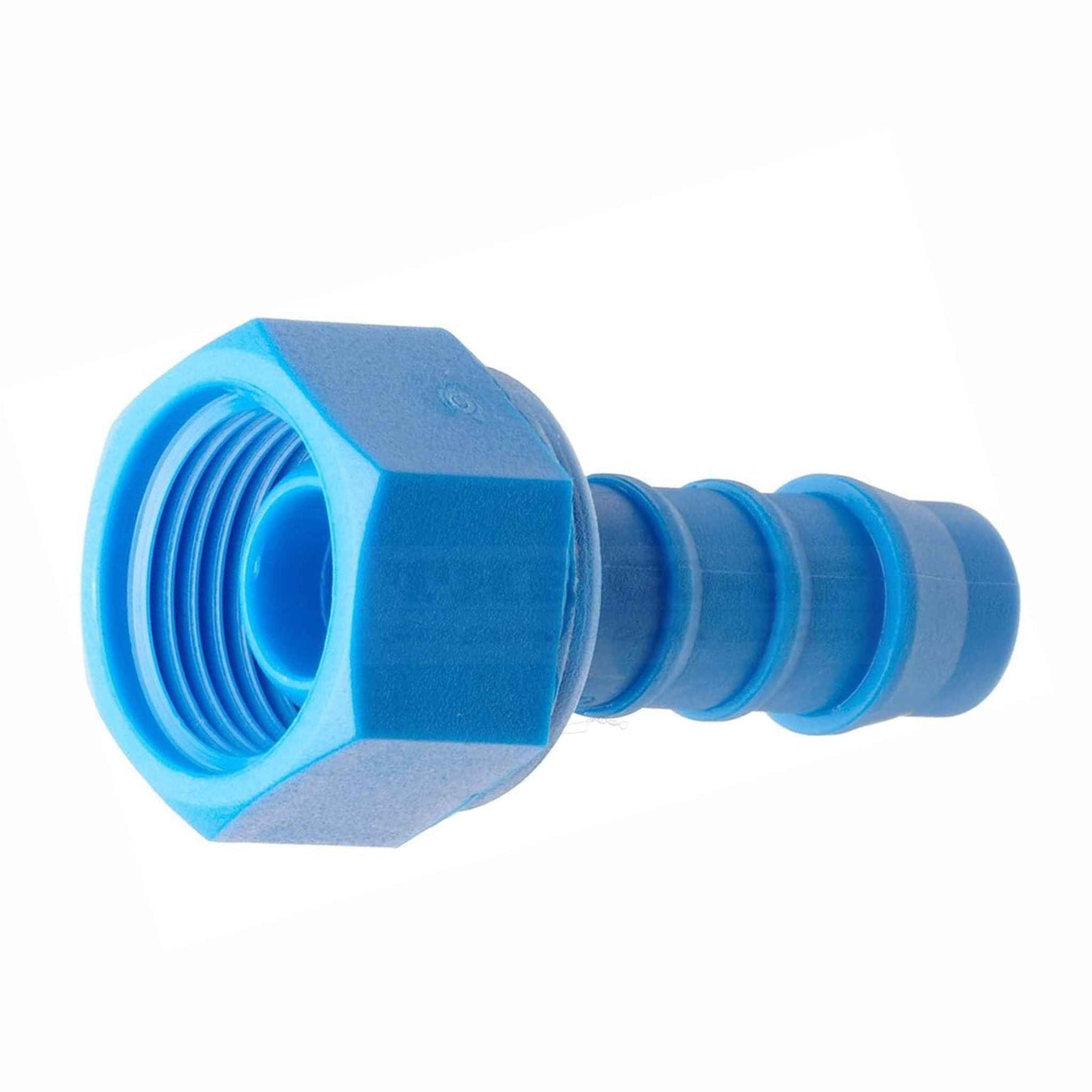 tefen hose connection on white background