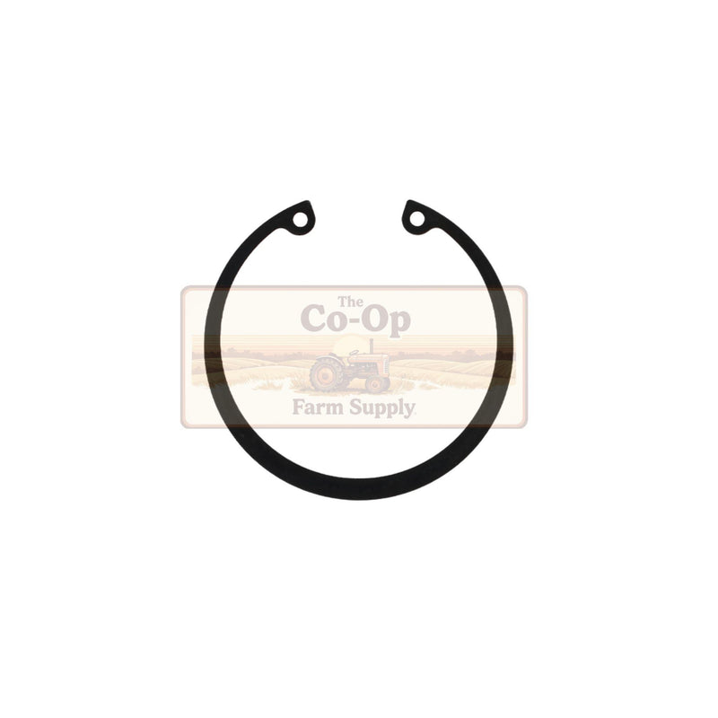 A black metal horseshoe-shaped ring or gasket with two small circular cutouts at the top, shown on a white background with a faint 'The Co-Op Farm Supply' watermark behind it.