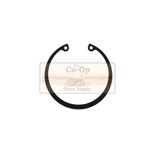 A black metal horseshoe-shaped ring or gasket with two small circular cutouts at the top, shown on a white background with a faint 'The Co-Op Farm Supply' watermark behind it.