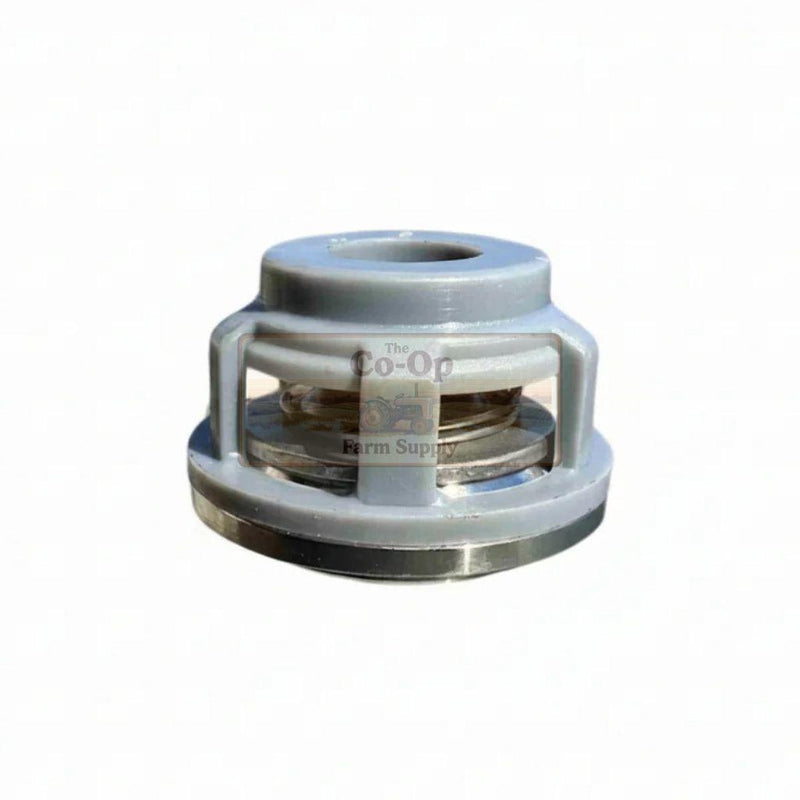 A gray plastic and metal pump valve  assembly, shown against a plain white background with a faint 'The Co-Op Farm Supply' watermark.