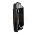 Black radiator on a white background