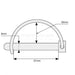 Round shaft locking linch pin dimensions