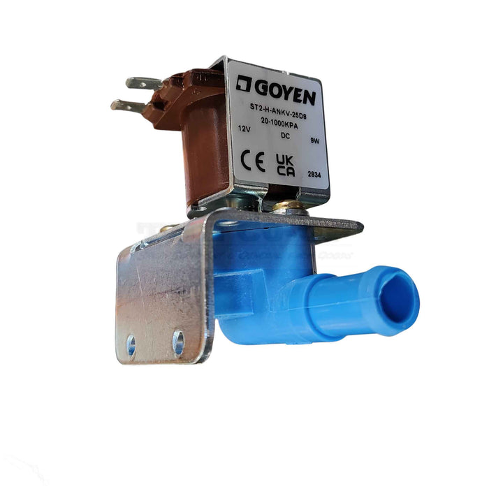 Goyen Electric Solenoid Valve. Straight 13mm hose barbs 042-1-ST-HV