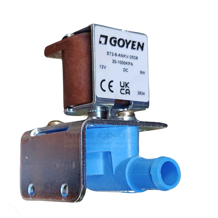 Goyen Electric Solenoid Valve. Straight Threaded - 13mm hose barbs 042-1-ST2-6