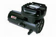 Black air compressor with 'Selecta' branding on a white background