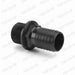 THREADED HOSE FITTING ON WHITE BACKGROUND