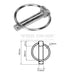 4.5 mm Round clip Linch Pin
