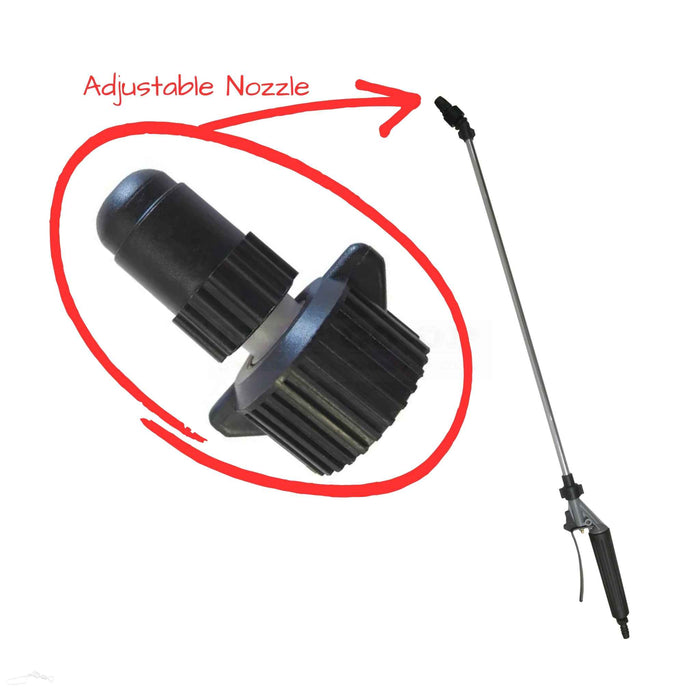 Nozzle wand