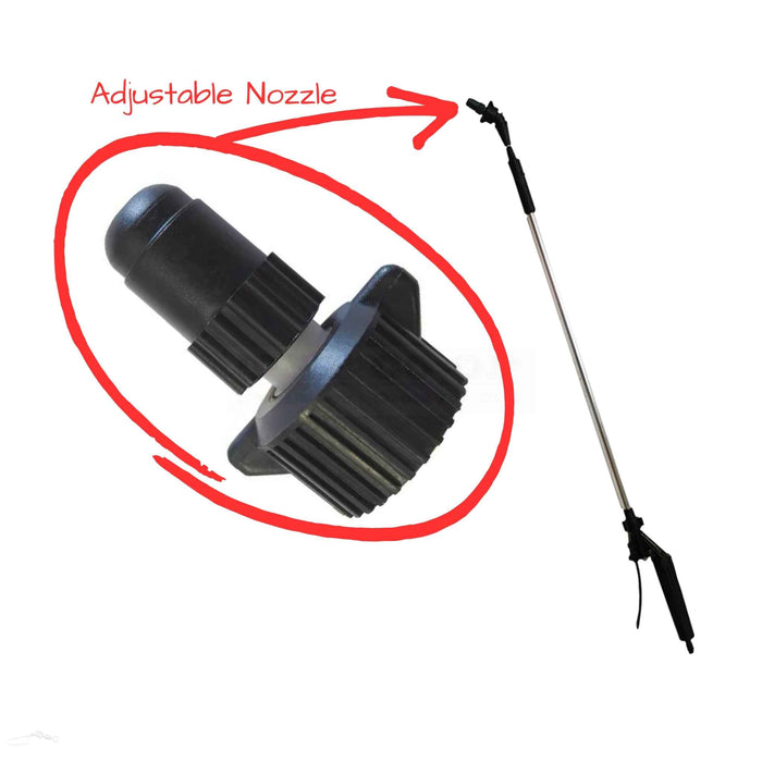 telescopic wand nozzle