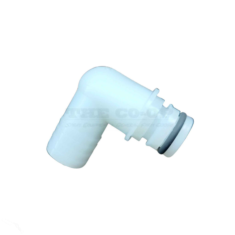 Delavan quick connect snap fitting 5d 3/4 elbow hose connection fitting