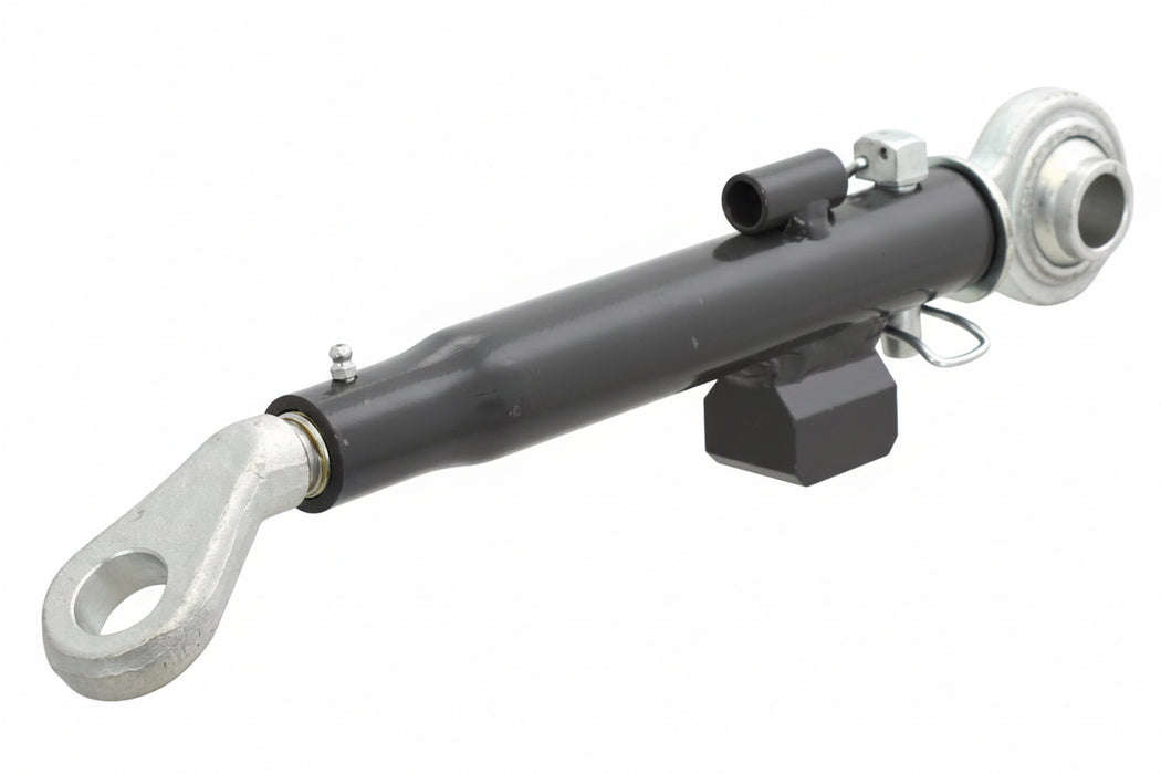 Stabiliser bar for tractor 3 point linkage arm 