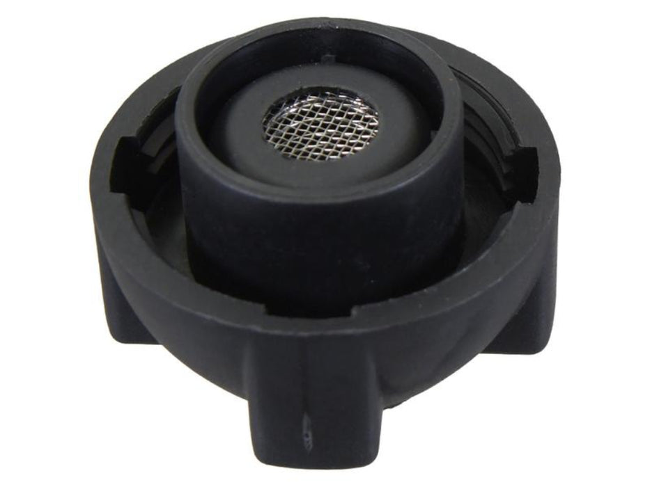 Radiator Cap – 0.1 bar, Black Plastic, 48mm | Suitable for Deutz-Fahr Agrotron