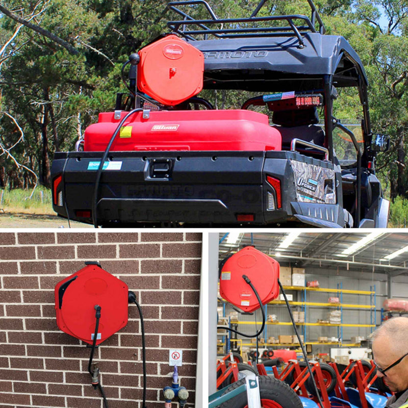 Silvan Selecta Spring Retractable 15 m Hose Reel - THE CO-OP