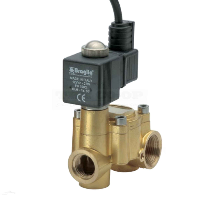 Braglia Solenoid 40 Bar (27w 2 amp)