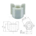 Salvarani 8mm Foam marker white plastic hose nut dimensions