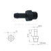 Silvan Replacement Part Adaptor 1/8 Thread Suit 6X8 Tube (042D-200138)