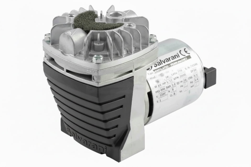 Mechanical component with 'Salvarani' branding on a white background