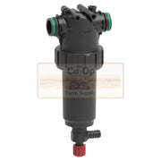 Pressure line filter with green O'rings and THE Co-op label