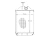 Radiator – Suitable for Massey Ferguson 265, 270, 275, 283, 290 & Perkins