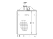 Radiator – Suitable for Massey Ferguson 168, 175, 178, 178 US Built, 185, 188 & Sparex