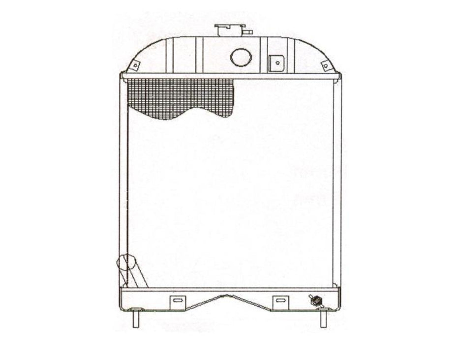 Radiator – Suitable for Massey Ferguson 35, FE35 & Perkins