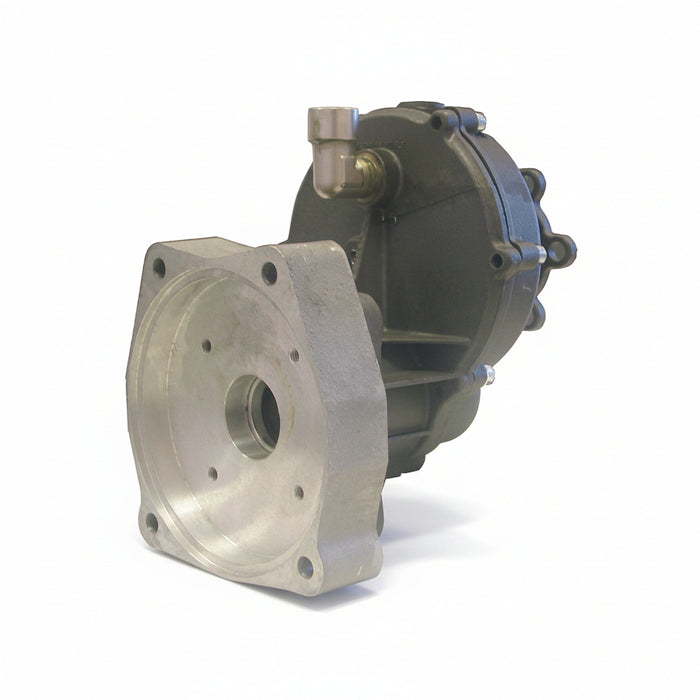 gearbox reduction drive on white background