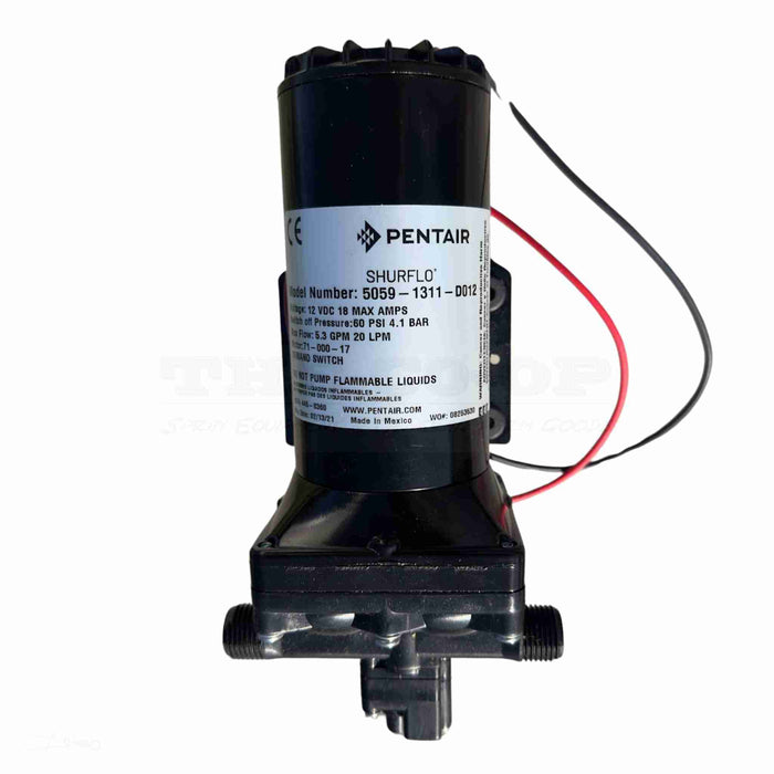 Shurflo 5059 Series 12 volt high volume pump with pressure switch