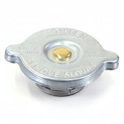 Tractor radiator cap on white back ground
