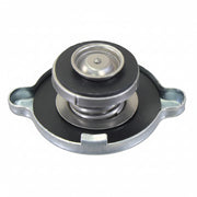 Tractor radiator cap on white back ground
