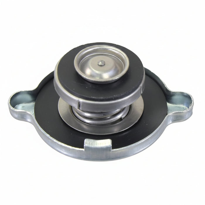 Tractor radiator cap on white back ground

